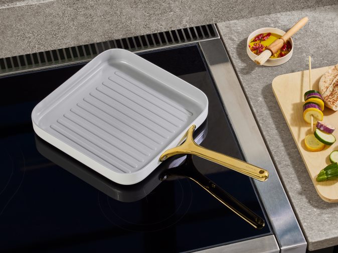 köksredskap vit D2426080 Caraway fyrkantig grillpanna